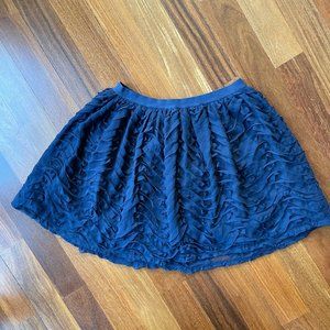 Children's Place Sz 14 Dark Blue Ruffled Tulle Skirt